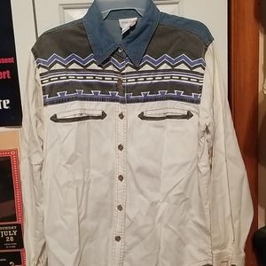 Western Long sleeve cotton shirt